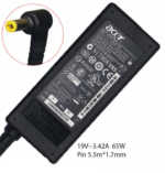 Laptop Charger / Adapter Acer 19V 3.42A 65W 5.5×1.7mm pin High Quality