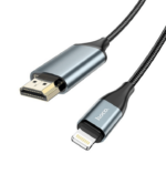 LIGHTNING TO HDMI CABLE 2M - GREY