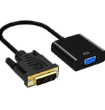 DVI TO VGA CABLE 1.5M W/T 4PIN